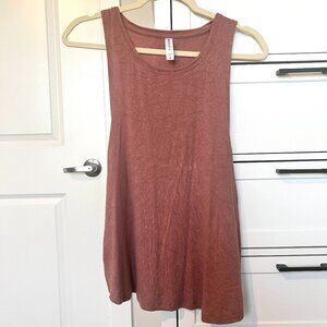 Athleta Well Rested Rib Sleep Tank Top Women’s Medium Pajama Dusty Pink Mauve